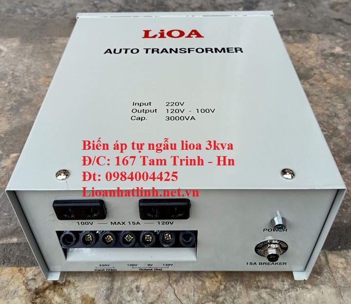 biến áp tự ngẫu 3000va