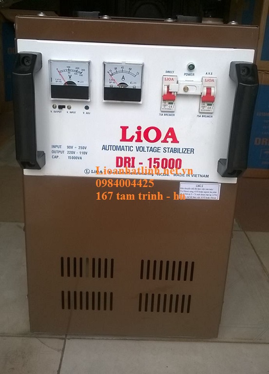 ổn áp lioa 15kva model dri - 15000 gái bao nhiêu