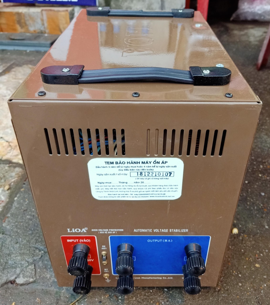 lioa 10kva bầy mẫu