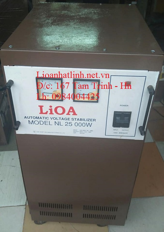 ổn áp lioa 25kva cũ 1 pha