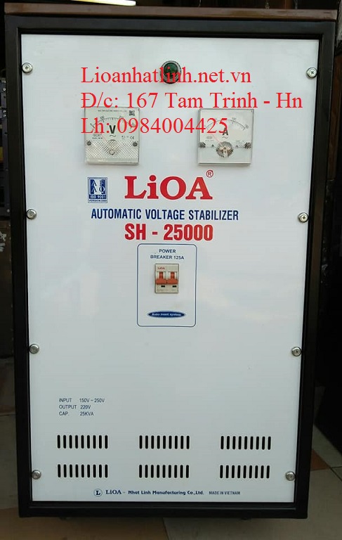 ỔN ÁP LIOA 25KW CŨ