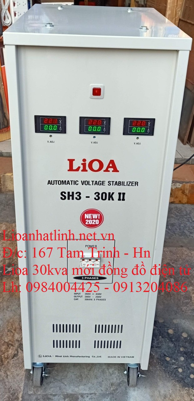 ỔN ÁP LIOA 30KVA 3 PHA
