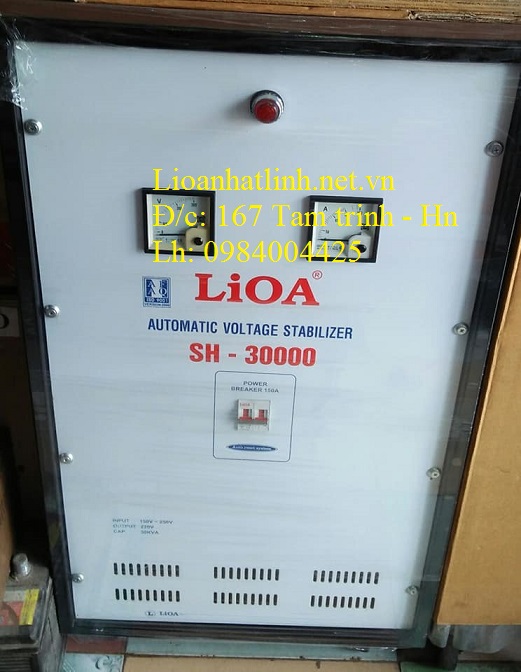 ỔN ÁP LIOA 1 PHA 30KVA CŨ