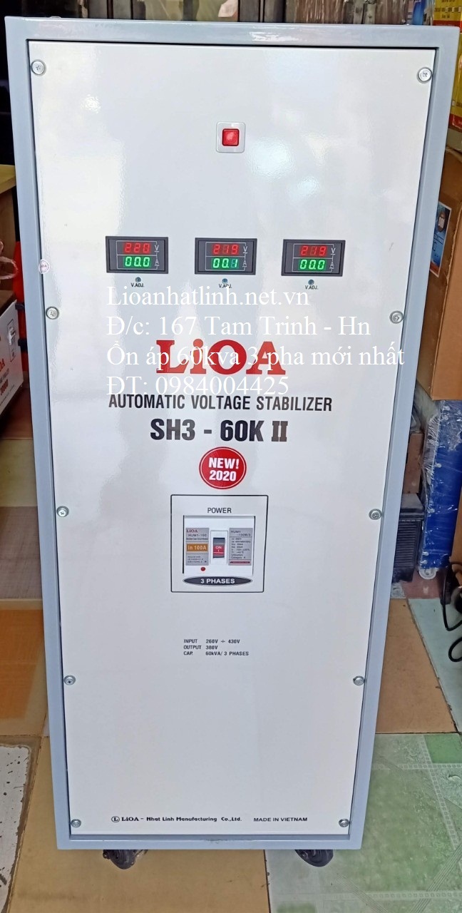 ỔN ÁP LIOA 60KVA 3 PHA