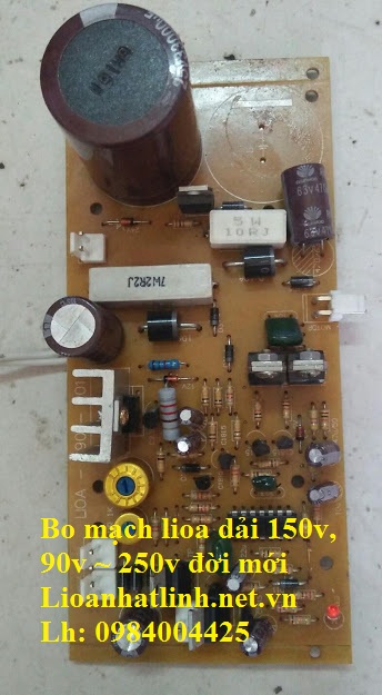 bo mạch điều khiển lioa dải 90v ~ 250v đời mới