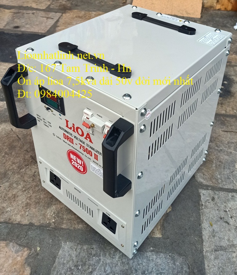 lioa 7.5kva dải 50v