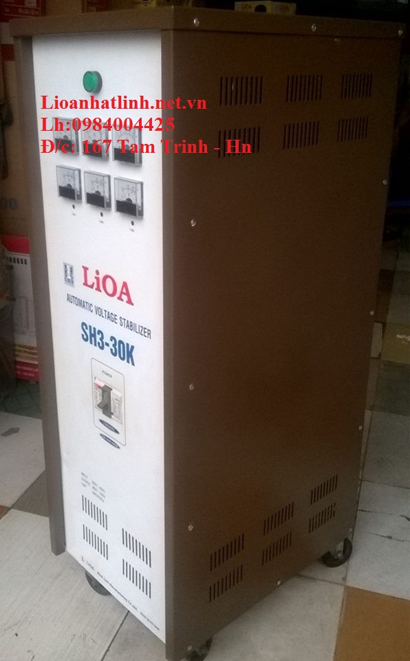 ổn áp lioa 30kva 3 pha hàng tồn kho