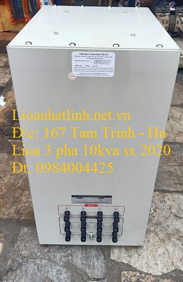 PHÍA SAU ỔN ÁP LIOA 10KVA 3 PHA DR3 - 10K II