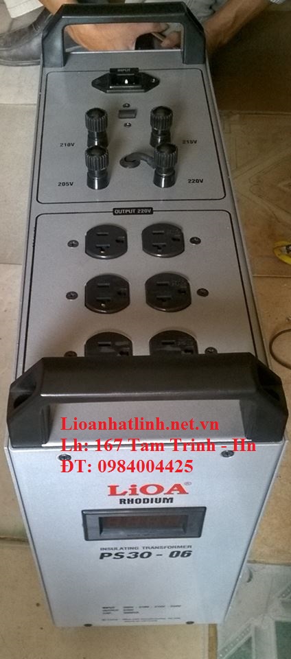 BIẾN ÁP CÁCH LY LIOA PS30 - 06