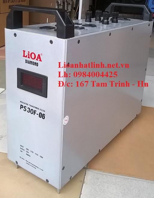 BIẾN ÁP CÁCH LY KẾT HỢP LỌC NGUỒN LIOA PS30F - 06