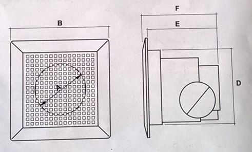 SƠ ĐỒ LẮP RÁP QUẠT THÔNG GIÓ LIOA GẮN TRẦN