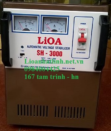 ổn áp lioa 3kva model sh - 3000 giá bao nhiêu