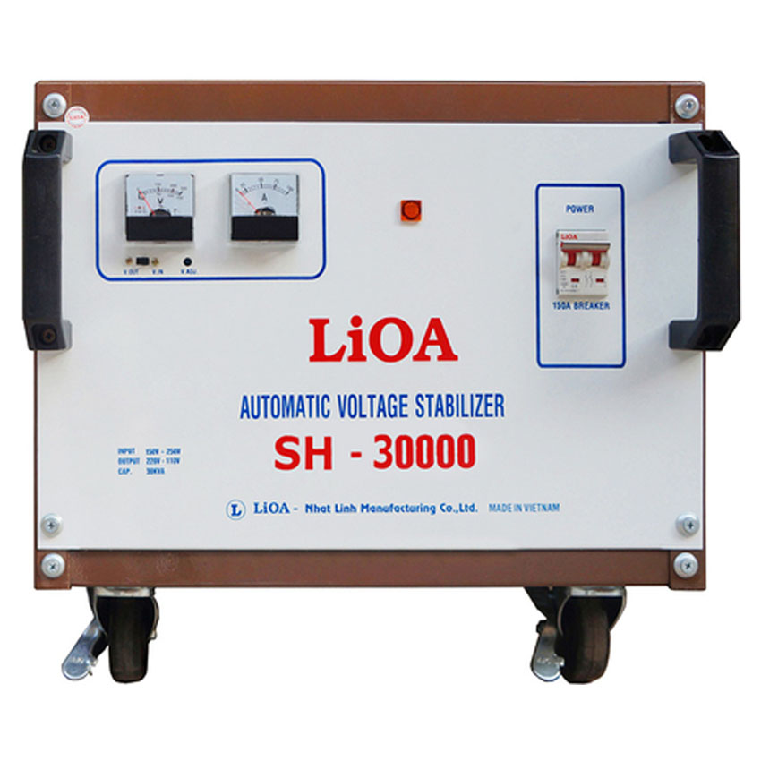 ổn áp lioa 30kva model sh - 30000 giá bao nhiêu
