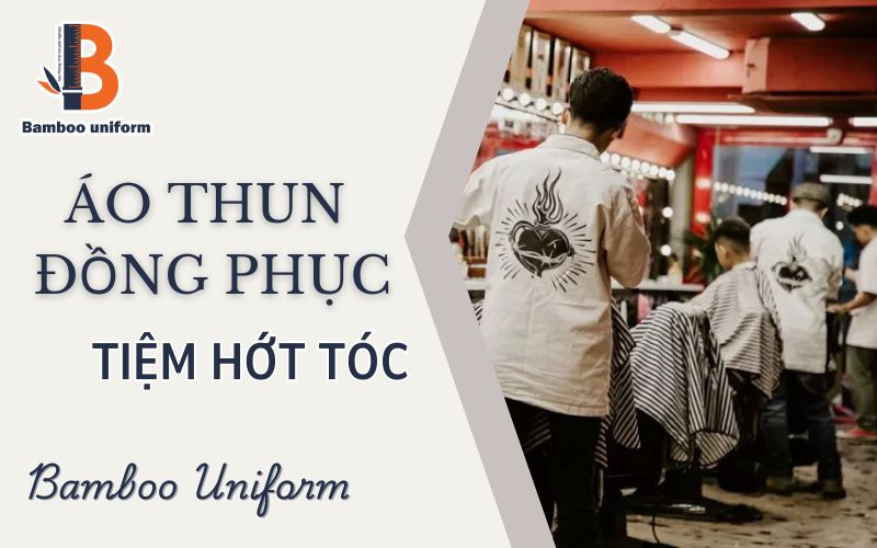 Áo thun đồng phục barbershop giúp nhân viên luôn xuất hiện với hình ảnh chỉn chu, chuyên nghiệp