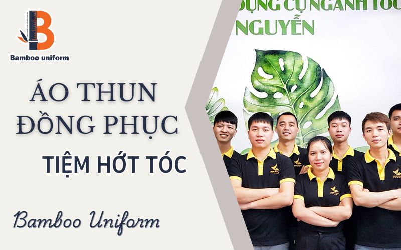 Áo thun đồng phục tiệm tóc polo