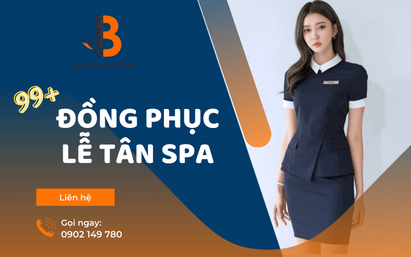 đồng phục lễ tân spa