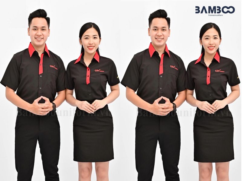 Mẫu áo nhân viên phục vụ CGV hướng đến sự chuyên nghiệp, năng động và đậm phong cách thương hiệu