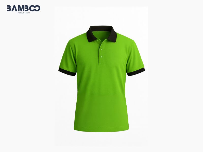 Áo phông xanh lá cây thấm hút mồ hôi tốt, thoáng mát và co giãn linh hoạt