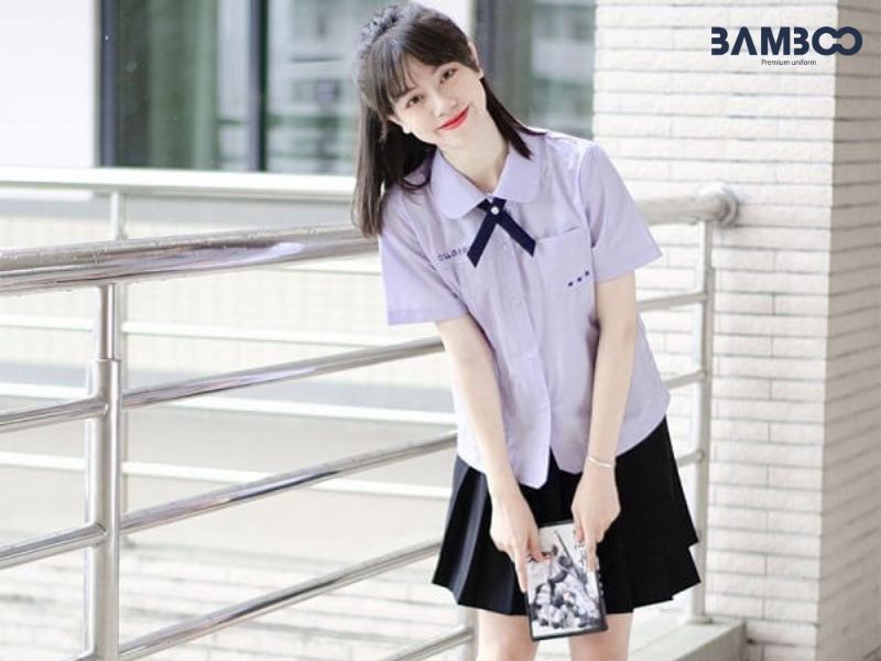 Vải may đồng phục học sinh dành cho áo sơ mi