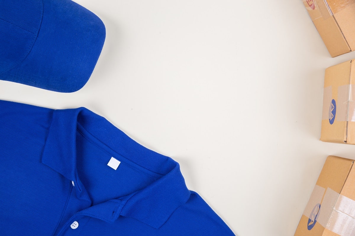 áo thun đồng phục cổ sơ mi