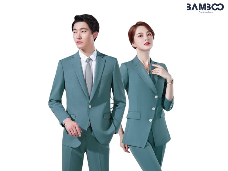 Áo vest công sở tông xanh quyền lực