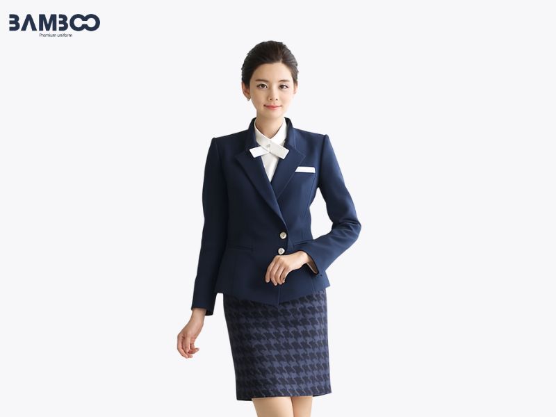 Áo vest nữ Bamboo xanh dương đậm