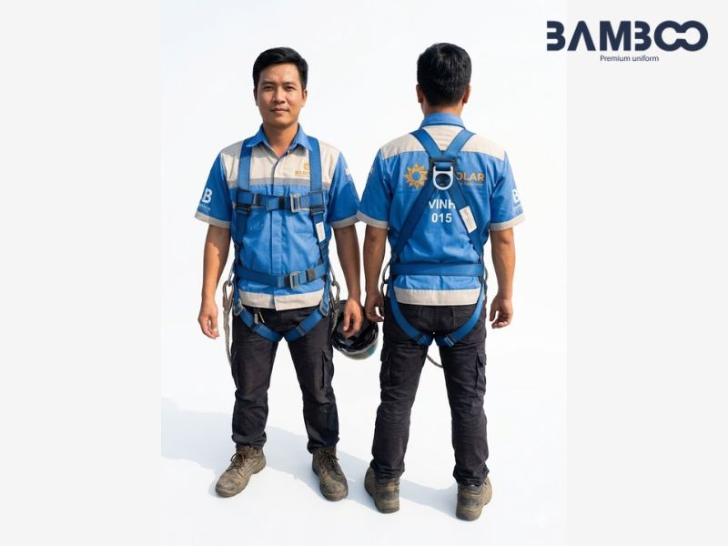 Bamboo Uniform may áo BD Solar bền đẹp, chuẩn kỹ thuật, giá xưởng và hỗ trợ tận tâm