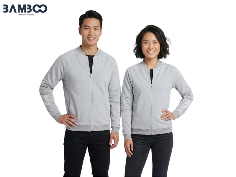Bamboo Uniform may áo khoác gió trắng trọn gói, giá tốt, dịch vụ tân tâm