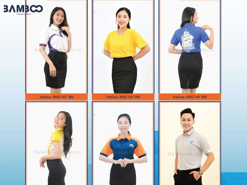 Bamboo Uniform - Xưởng may áo thun đồng phục công nhân theo yêu cầu, uy tín