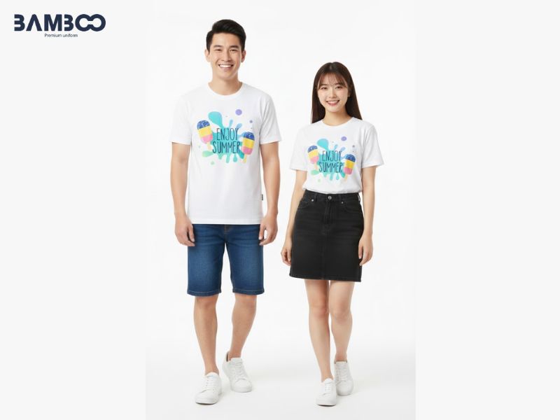 Bamboo Uniform dẫn đầu thiết kế, may áo thun teambuilding phối màu cho doanh nghiệp và tổ chức