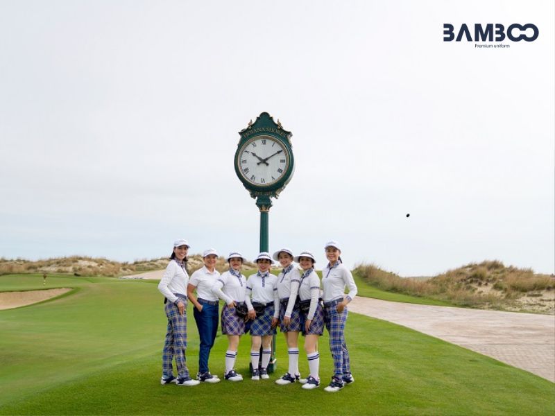 Bamboo Uniform may đồng phục caddy cao cấp, phù hợp với từng sân golf
