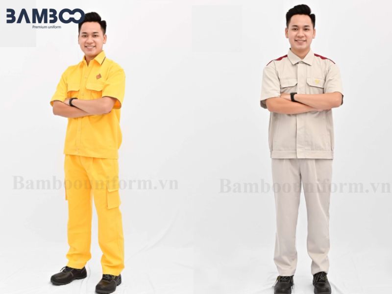 Bamboo Uniform may đồng phục kỹ thuật nhân viên hàng không chất lượng, giá tốt