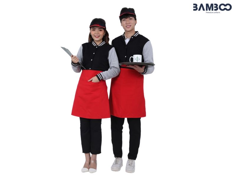 Bamboo Uniform may đồng phục nhà hàng mùa lạnh trọn gói, thẩm mỹ và đồng bộ