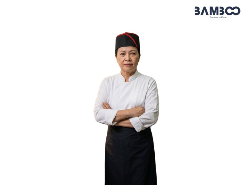 Bamboo Uniform may mũ bếp Nhật chuẩn form, bền đẹp, giá tốt, linh hoạt theo yêu cầu