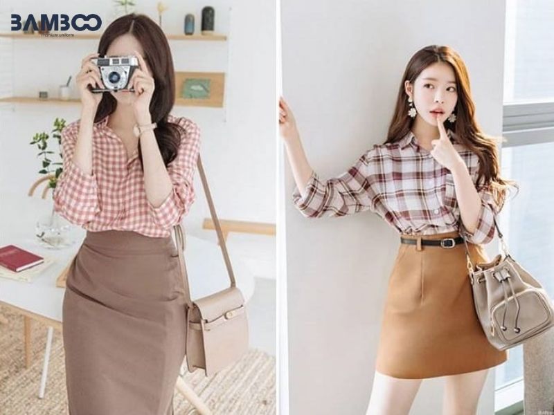 Chọn áo sơ mi caro Hàn Quốc hợp màu da, dáng người và phù hợp từng tình huống