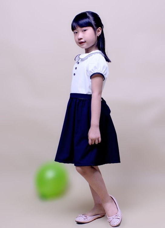 Bí quyết may đầm học sinh tiểu học