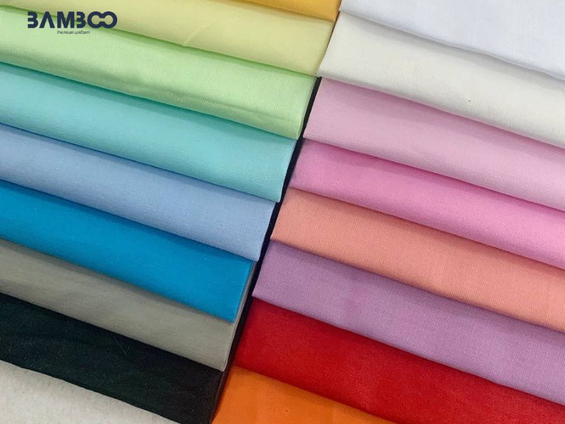 Các loại vải may đồng phục spa nam cao cấp