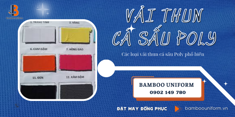 Cac loai vai thun ca sau poly