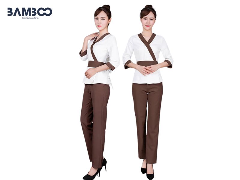 Đo chiều cao, vòng ngực, vòng eo đúng cách để chọn size đồng phục spa chuẩn