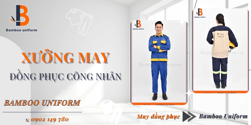 Cach do size va chon vai may dong phuc cong nhan