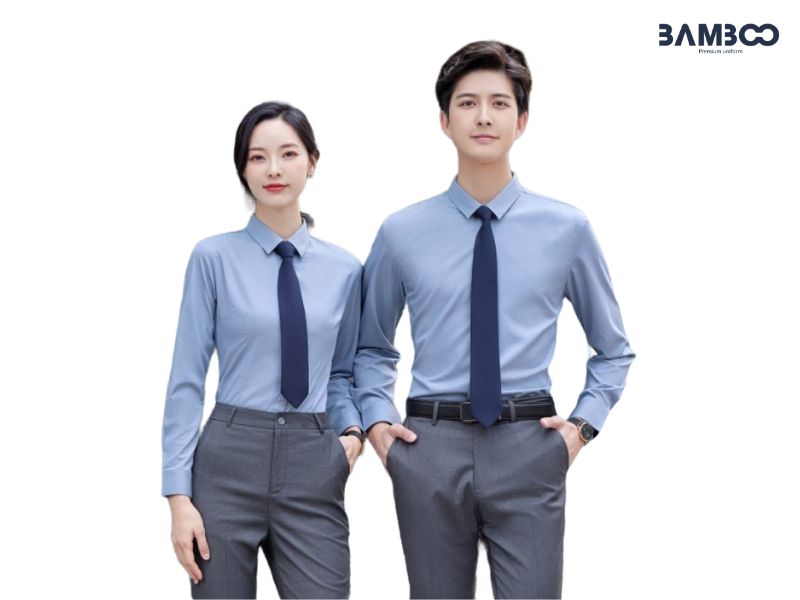Chọn áo sơ mi dài tay theo chất liệu, kiểu dáng, màu sắc và logo