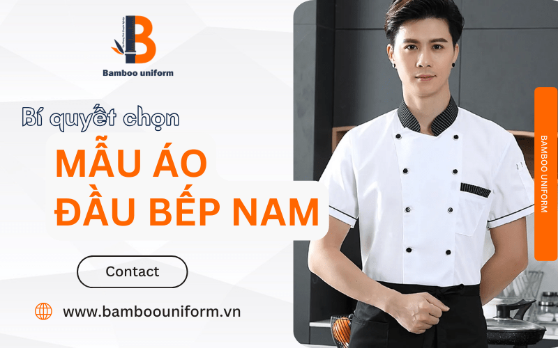 mẫu áo đầu bếp nam
