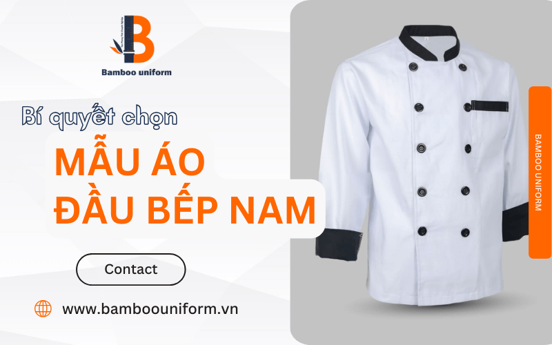 mẫu áo đầu bếp nam