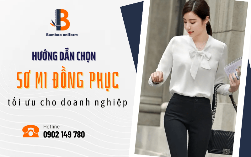 Áo sơ mi trắng cổ nơ cách điệu