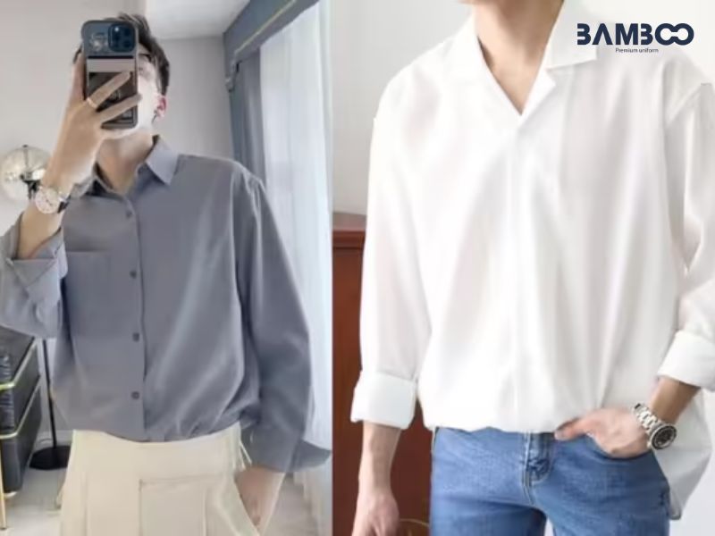 Form áo sơ mi nam Classic Fit