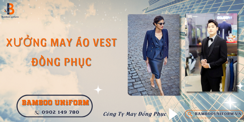 Cong doan san xuat dong phuc ao vest tai xuong Bamboo Uniform