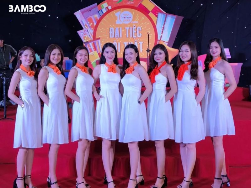 Đồng phục PG thiết kế tôn dáng, phù hợp thương hiệu