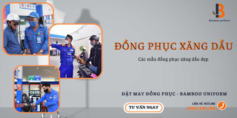 Dat may dong phuc cay xang tai Bamboo Uniform