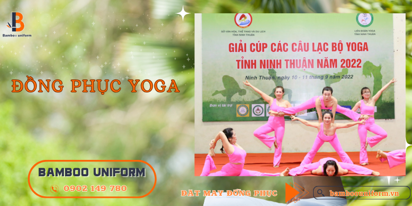 Dat may dong phuc yoga tai Bamboo Uniform