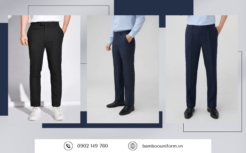 quần tây nam ống suông